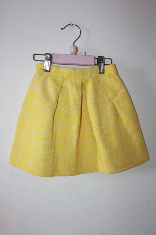 tweedehands gele rok van bonpoint in maat 122-128