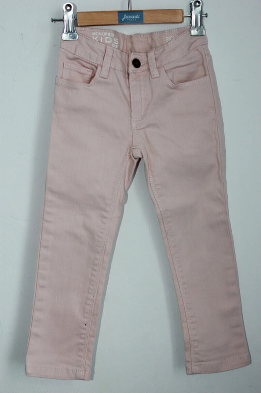 tweedehands-poederroze-broek-maat-92-monoprix
