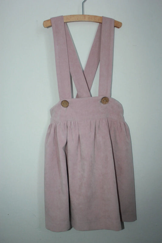 tweedehands-poederroze-jurk-maat140-moodblue