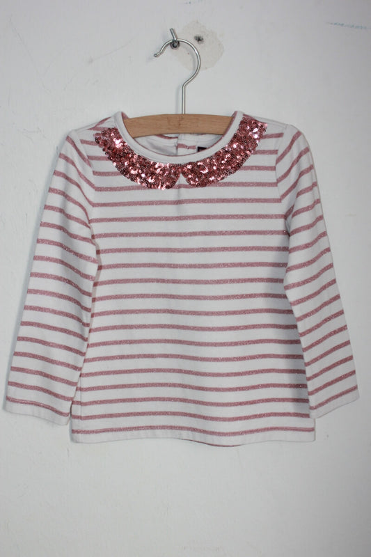 tweedehands-roze-wit-gestreept-shirtje-lange-mouwen-maat-98-sergent-major