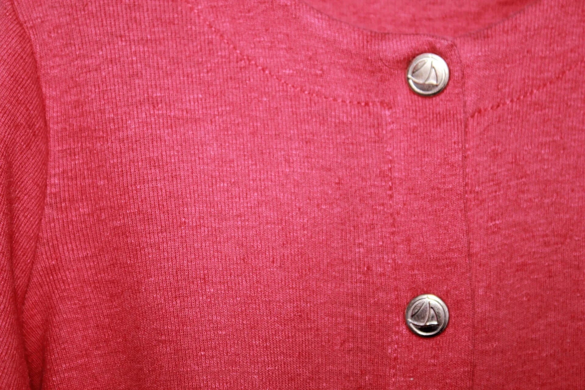 preloved koraalroze vest van petit bateau in maat 68