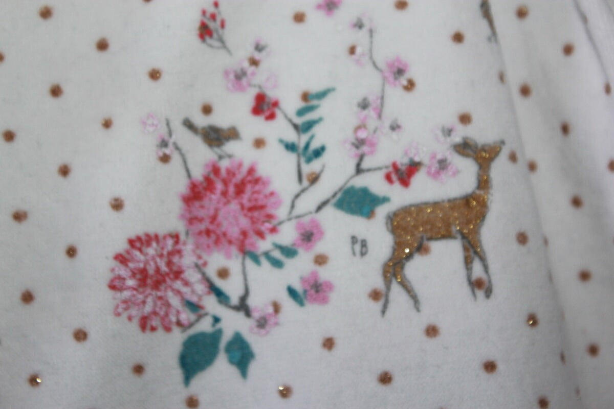 tweedehands velours playsuit in maat 62 van petit bateau voor een baby meisje