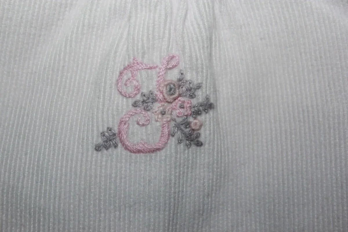 tweedehands katoenen roze ribfluwelen mouwloze salopette / tuinbroek van jacadi in maat 62 voor een baby meisje